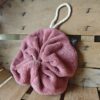 Fleur de douche lavable , Vieux Rose