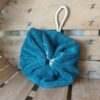 Fleur de douche lavable , Bleu Denim
