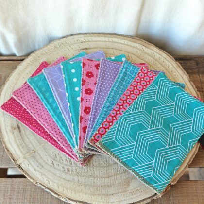 Papier toilette lavable (avec ou sans pressions)