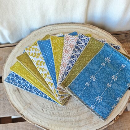 Papier toilette lavable (avec ou sans pressions)