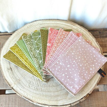 Papier toilette lavable (avec ou sans pressions)