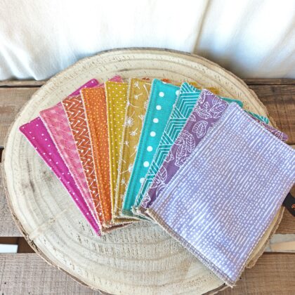 Papier toilette lavable (avec ou sans pressions)