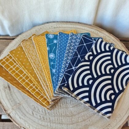 Papier toilette lavable (avec ou sans pressions)