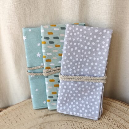 Lot 3 serviettes de table