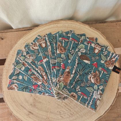 Papier toilette lavable (avec ou sans pressions)