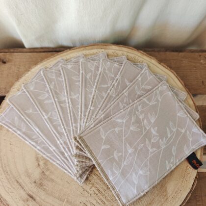 Papier toilette lavable (avec ou sans pressions)