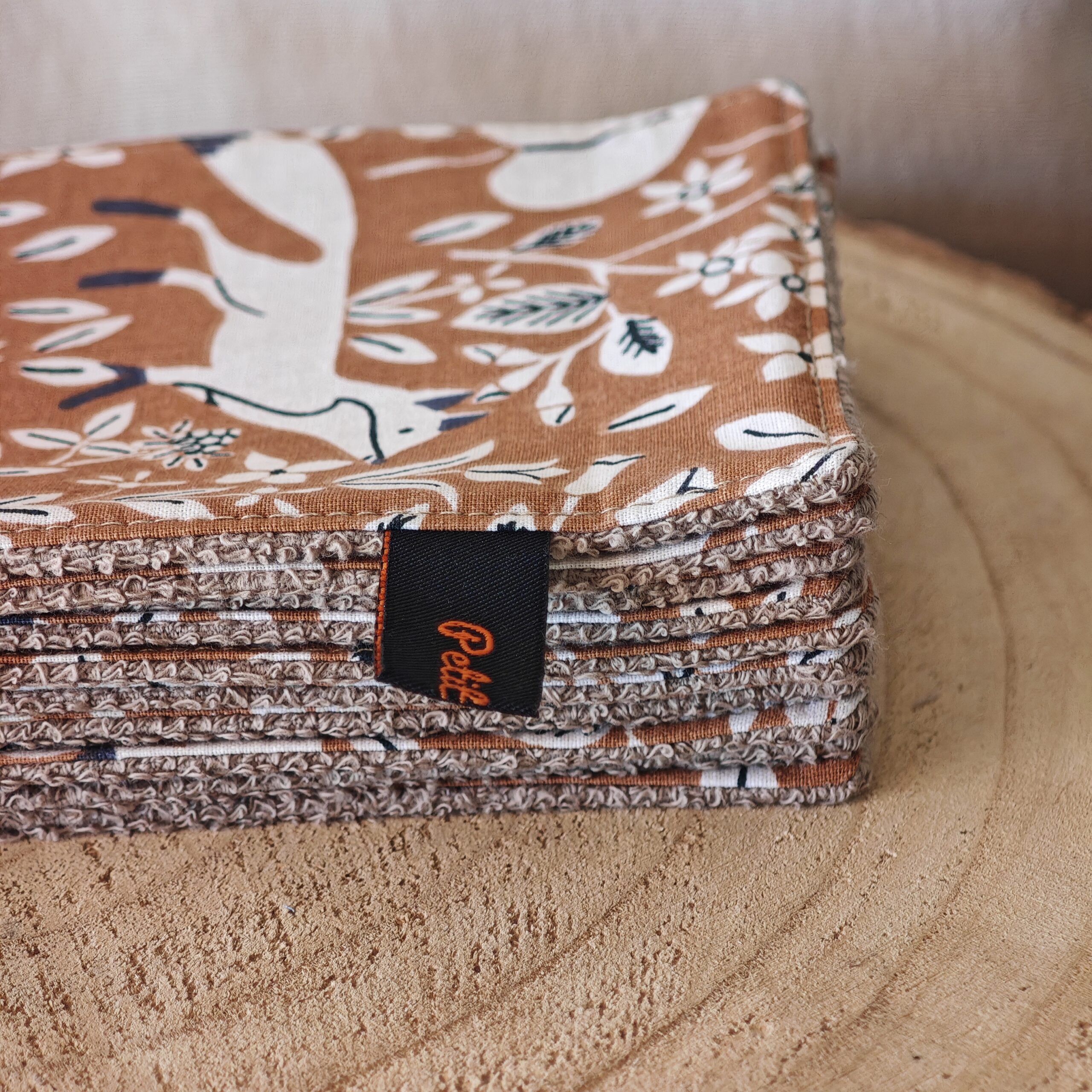 Papier toilette lavable (avec ou sans pressions) – Image 2
