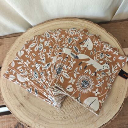 Papier toilette lavable (avec ou sans pressions)