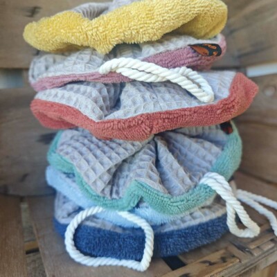 fleurs de douche lavables